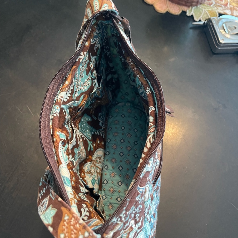 Vera Bradley shoulder Hobo Bag W/ ID & tri fold wallet - Picture 10 of 11